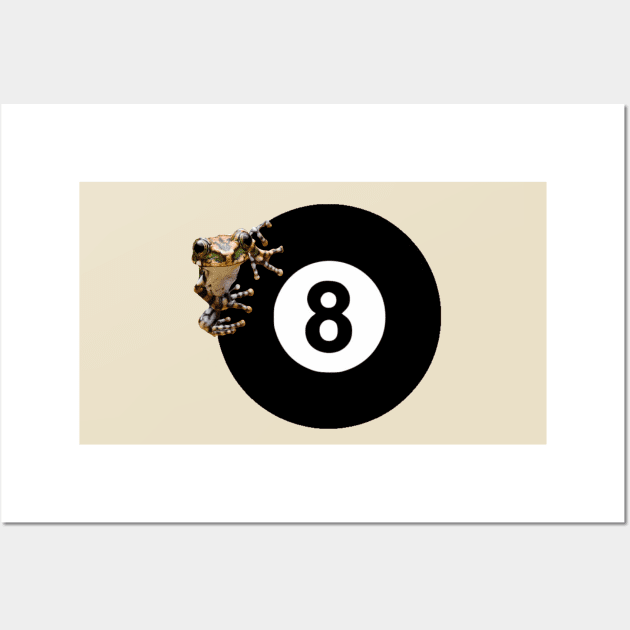 Eightball Frog Wall Art by Reinrab